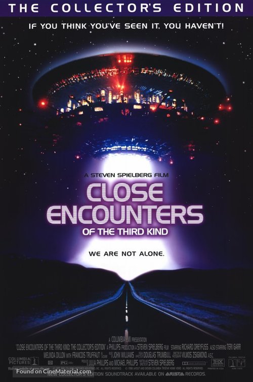 Close Encounters of the Third Kind - Video release movie poster