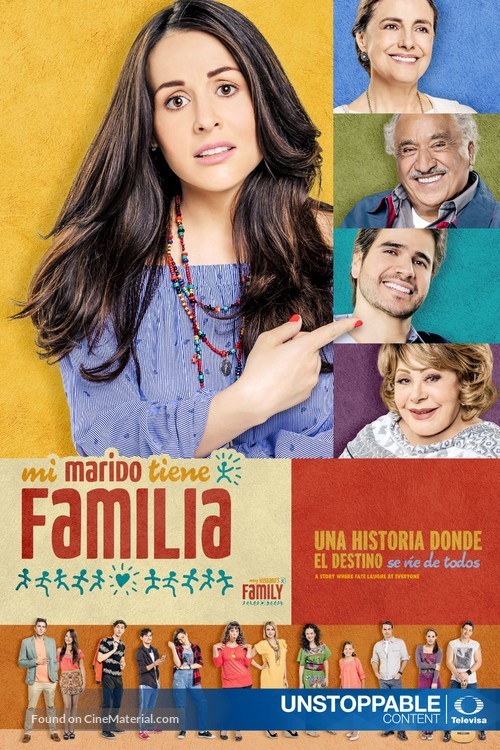 &quot;Mi marido tiene familia&quot; - Mexican Movie Poster