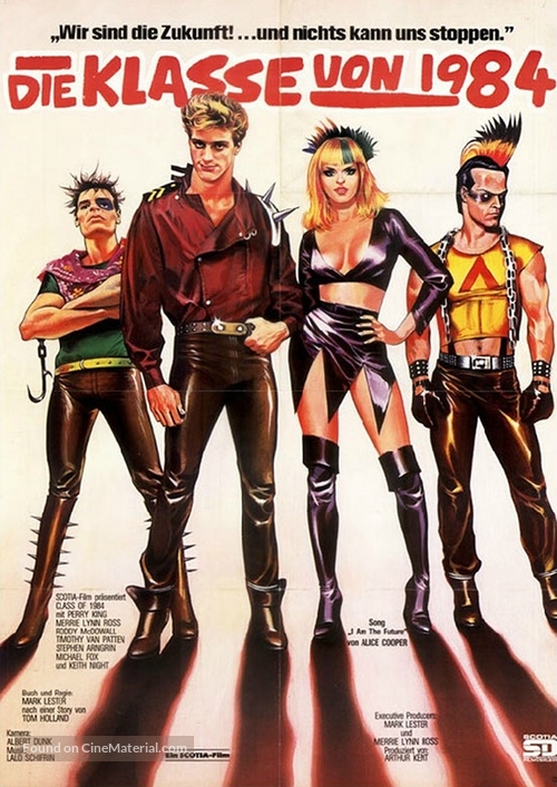 Class of 1984 - German Movie Poster