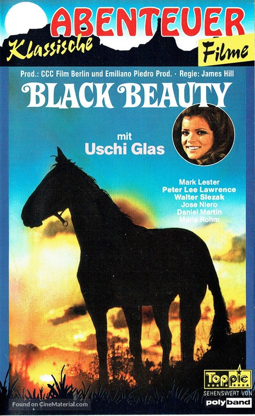 Black Beauty - German VHS movie cover