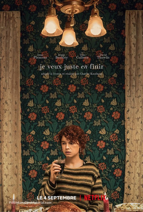 I&#039;m Thinking of Ending Things - French Movie Poster