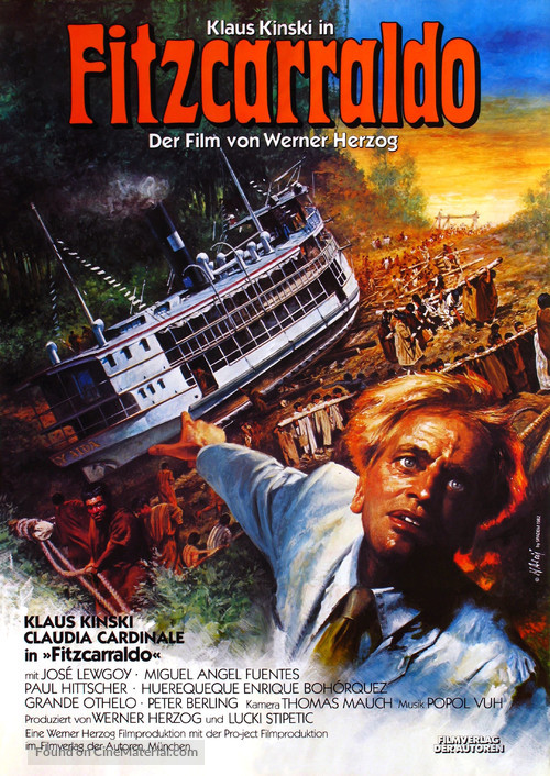 Fitzcarraldo - German Movie Poster