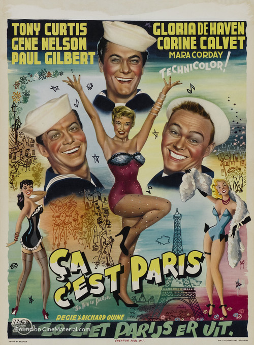 So This Is Paris - Belgian Movie Poster