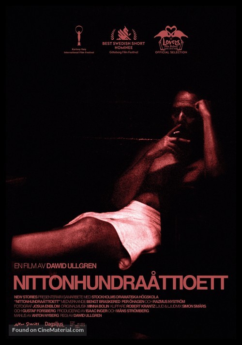 Nittonhundra&aring;ttioett - Swedish Movie Poster