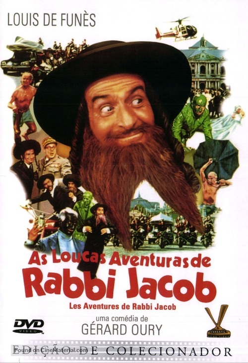 Les aventures de Rabbi Jacob - Portuguese Movie Cover