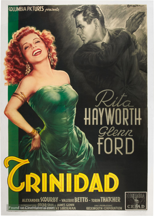 Affair in Trinidad - Italian Movie Poster