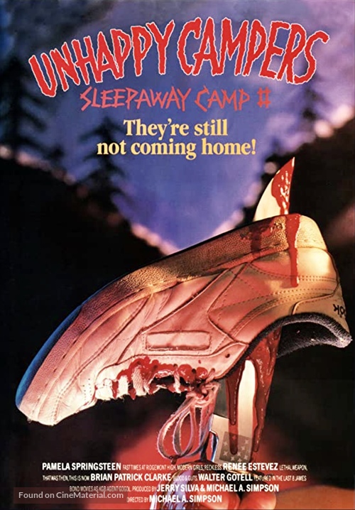 Sleepaway Camp II: Unhappy Campers - Australian Movie Poster