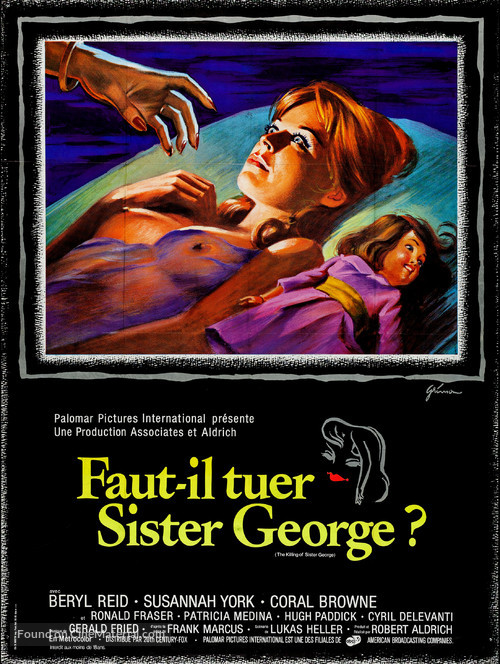 The Killing of Sister George - French Movie Poster