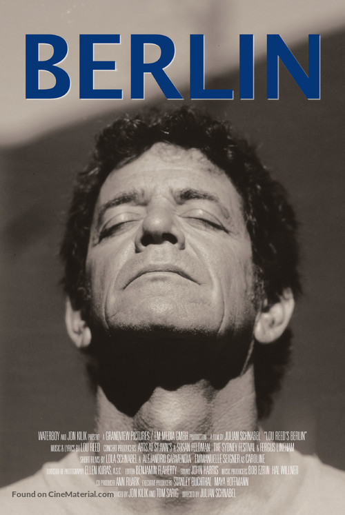 Lou Reed&#039;s Berlin - Movie Poster