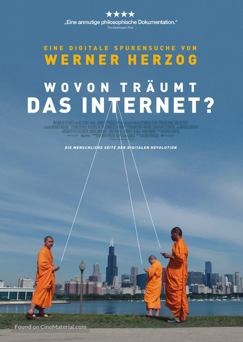 Lo and Behold, Reveries of the Connected World - German Movie Poster