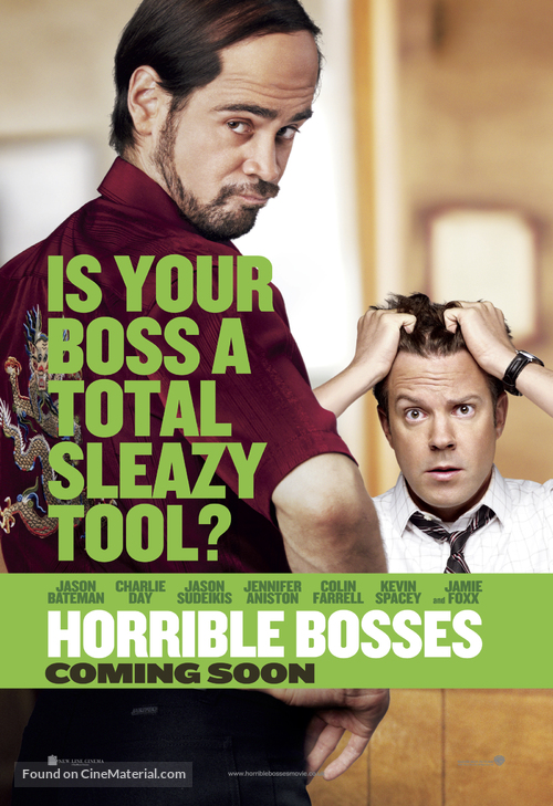 Horrible Bosses - British Movie Poster