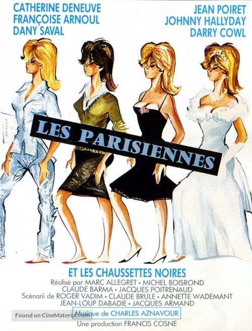 Les parisiennes - French Movie Poster