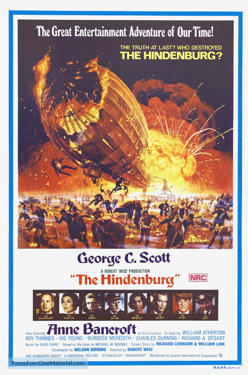 The Hindenburg - Australian Movie Poster