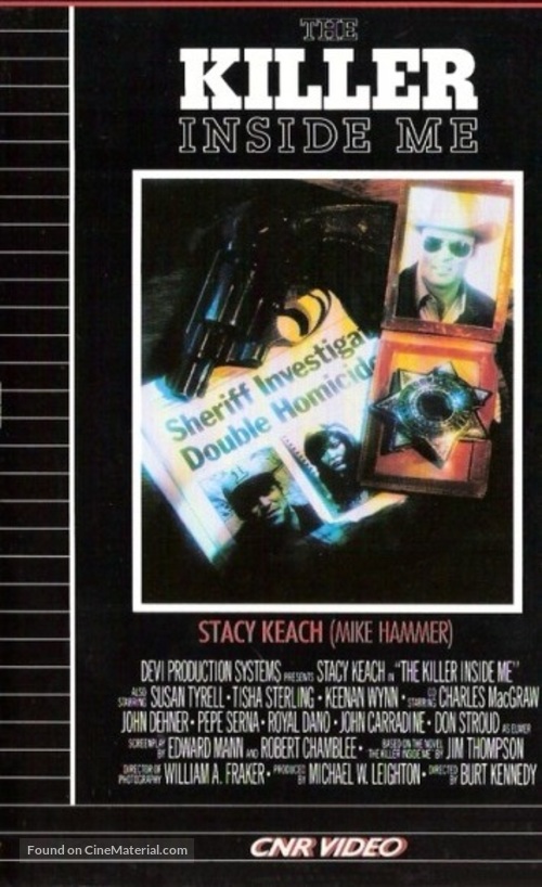 The Killer Inside Me - Dutch VHS movie cover