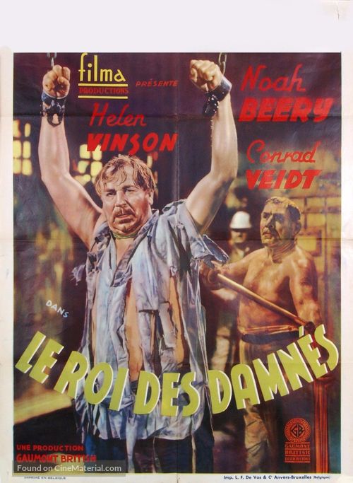 King of the Damned - Belgian Movie Poster