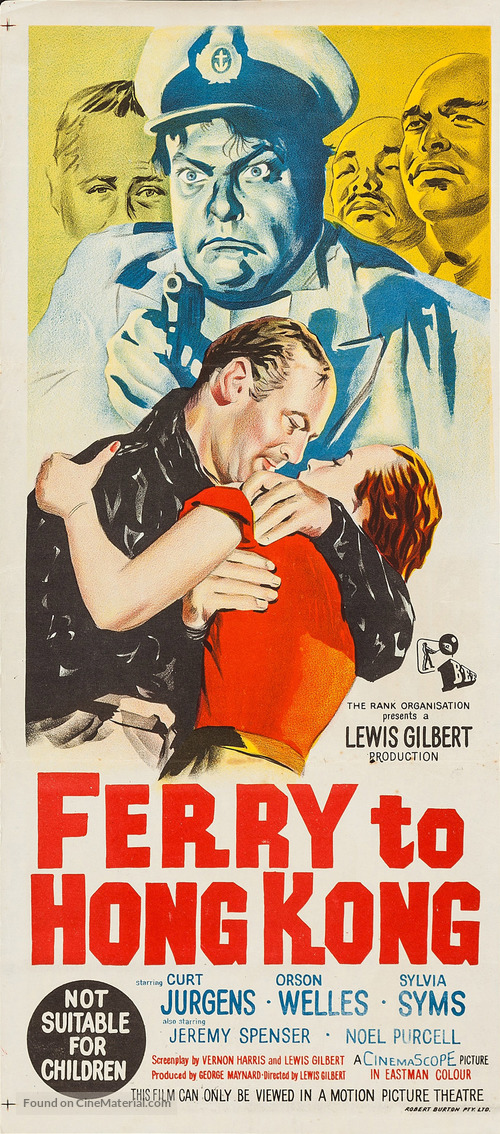 Ferry to Hong Kong - Australian Movie Poster