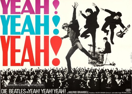 A Hard Day&#039;s Night - German Movie Poster