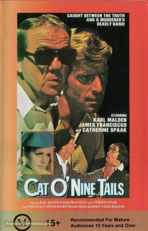 Il gatto a nove code - Australian VHS movie cover