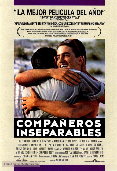 Longtime Companion - Spanish Movie Poster