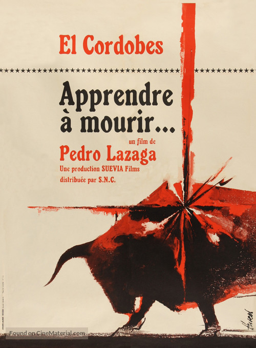 Aprendiendo a morir - French Movie Poster