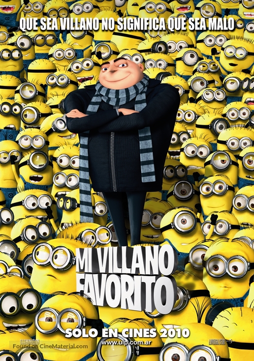 Despicable Me - Argentinian Movie Poster