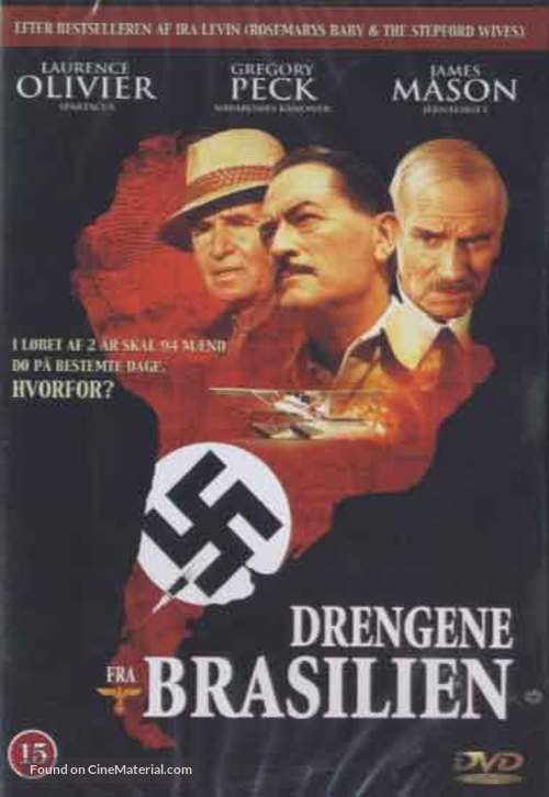 The Boys from Brazil - Danish DVD movie cover