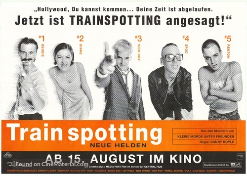 Trainspotting - German Movie Poster
