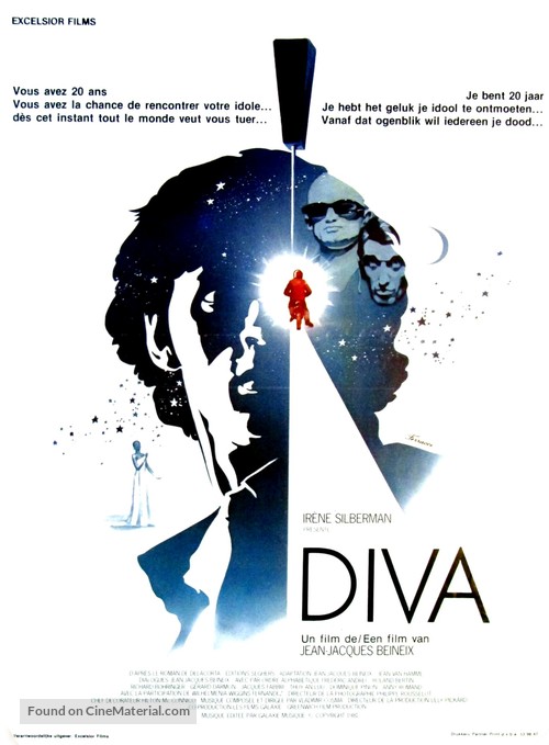 Diva - Belgian Movie Poster
