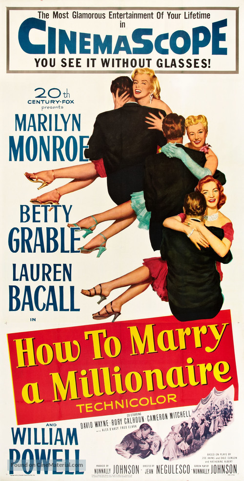 How to Marry a Millionaire - Movie Poster