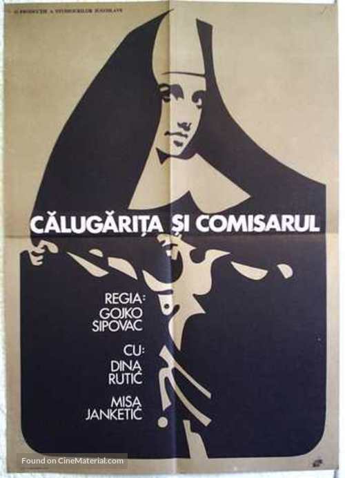 Opatica i komesar - Romanian Movie Poster