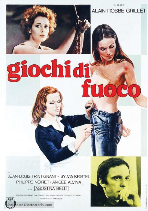 Le jeu avec le feu - Italian Movie Poster