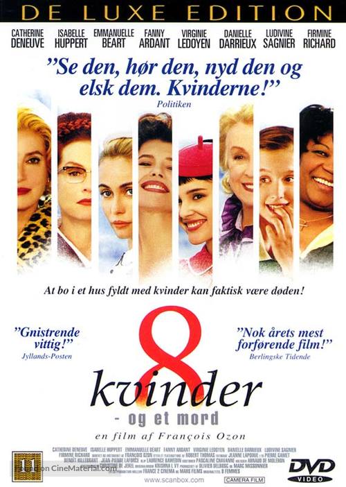 8 femmes - Danish poster