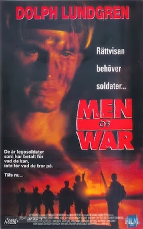 Men Of War - Swedish VHS movie cover