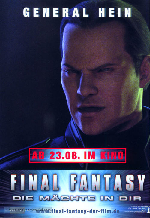 Final Fantasy: The Spirits Within - German Movie Poster