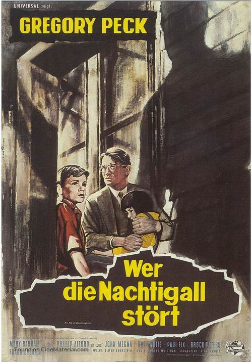 To Kill a Mockingbird - German Movie Poster