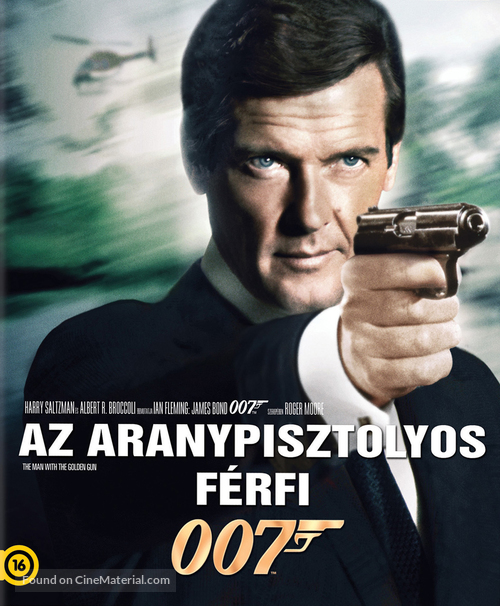 The Man With The Golden Gun - Hungarian Blu-Ray movie cover