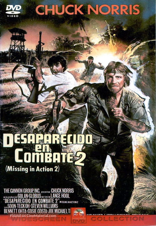 Missing in Action 2: The Beginning - Spanish DVD movie cover