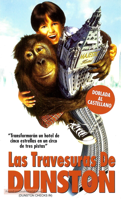Dunston Checks In - Argentinian VHS movie cover