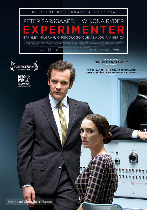 Experimenter - Portuguese Movie Poster