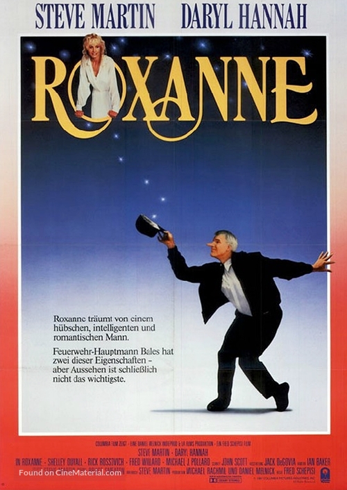 Roxanne - German Movie Poster