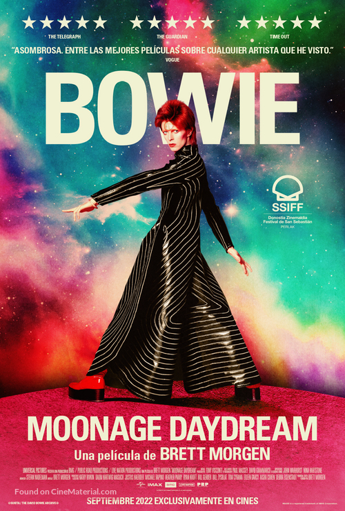 Moonage Daydream - Spanish Movie Poster
