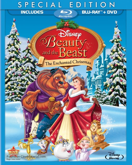 Beauty and the Beast: The Enchanted Christmas - Blu-Ray movie cover