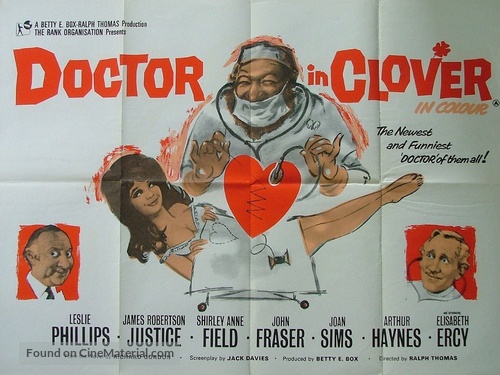 Doctor in Clover - British Movie Poster