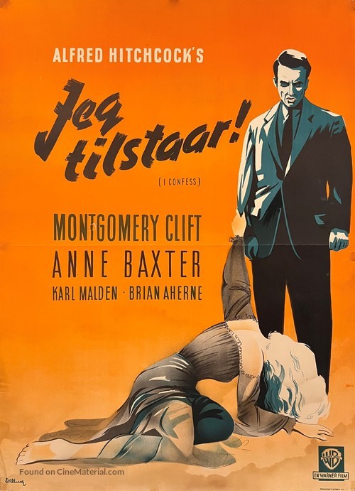 I Confess - Danish Movie Poster