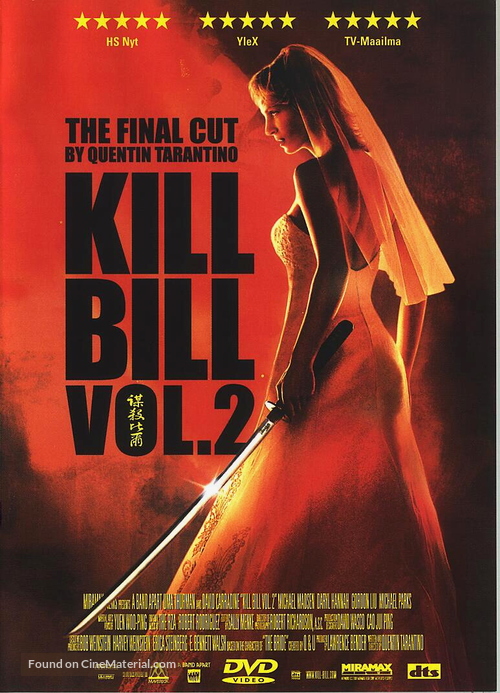 Kill Bill: Vol. 2 - Finnish DVD movie cover
