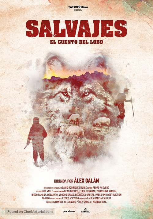 Salvajes, el cuento del lobo - Spanish Movie Poster