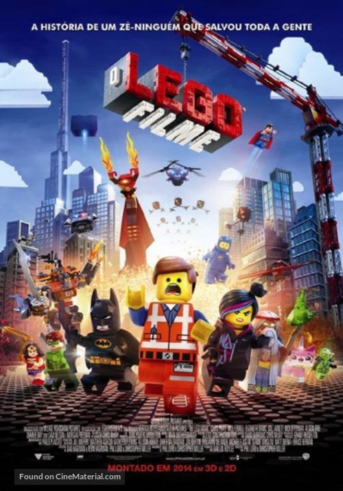 The Lego Movie - Portuguese Movie Poster