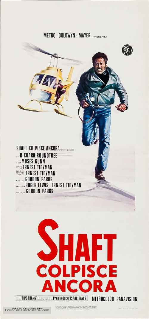 Shaft&#039;s Big Score! - Italian Movie Poster