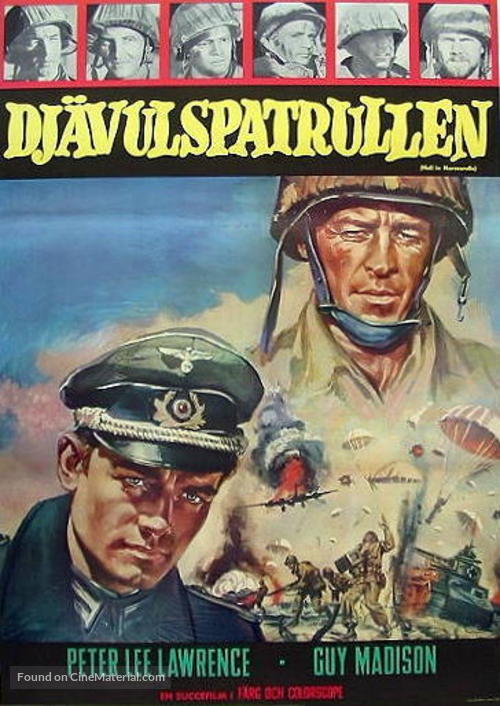 Testa di sbarco per otto implacabili - Swedish Movie Poster