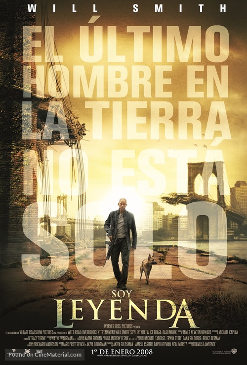 I Am Legend - Argentinian Movie Poster